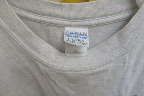 Lot Of 2 XXL T-Shirts - Yellow & Grey - Nike & Huron Ohio - Picture 7 of 7
