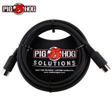 Pig Hog PMID10 10FT 5-Pin Heavy Duty Midi Cable Black