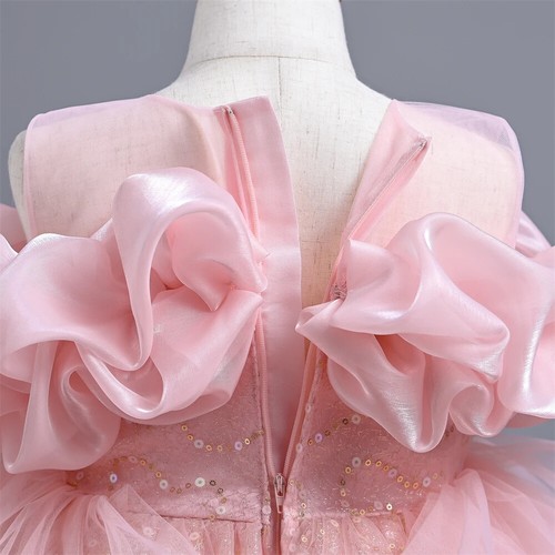 Baby Holiday Dress Birthday Princess Dress Elegant Girl Gown Formal Party Dress - Picture 15 of 28