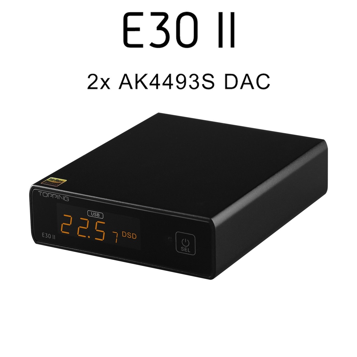 TOPPING E30II USB DAC Decoder AK4493S *2 XMOS Audio Codec