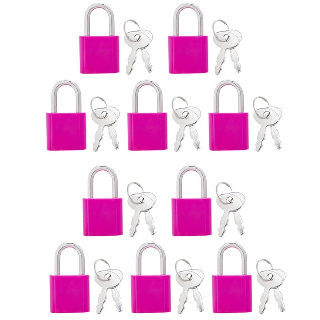 Pink Mini Padlocks Luggage Locks For Jewelry Box Or Suitcases And Even