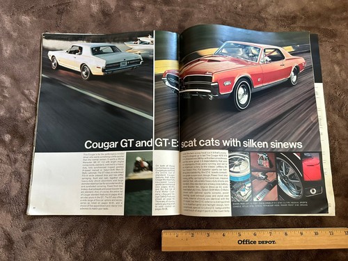 1968 Mercury Brochure Original Monterey Park Lane Montclair Cyclone Cougar - Picture 18 of 19