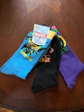 Funko Black Light Socks Target Ex. POP! Marvel 3-Pk Wolverine, Rogue, Magneto