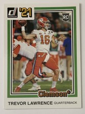 2021 Panini Chronicles Draft Picks Donruss Retro Trevor Lawrence ORANGE RC #32