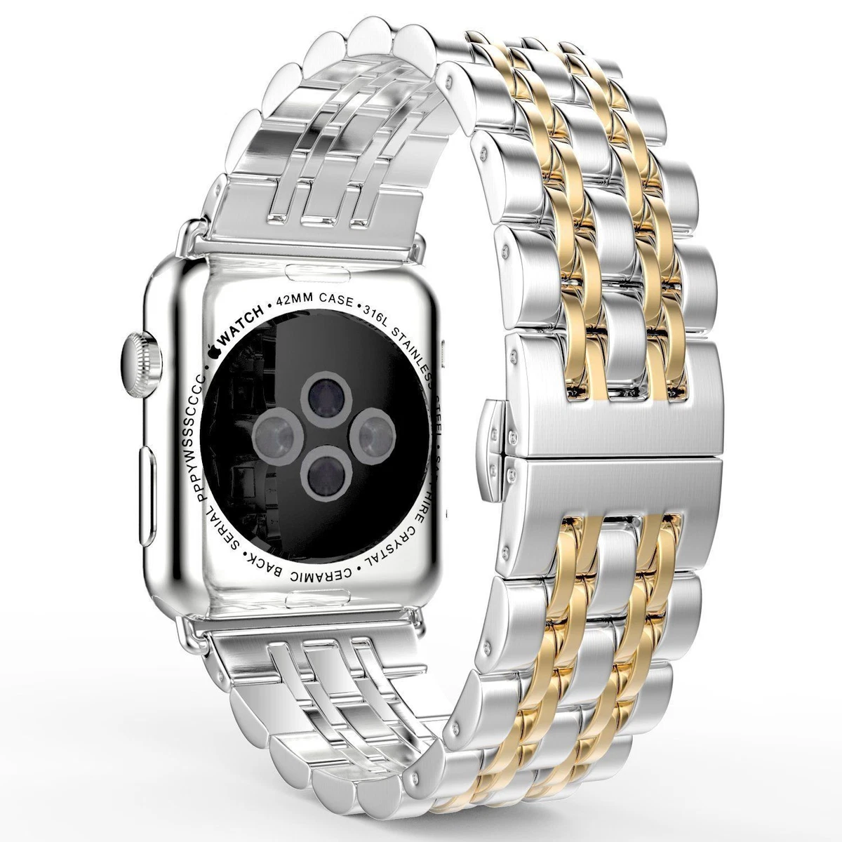 Stainless Steel Wrist Watch Band Strap Bracelet Apple Watch Series