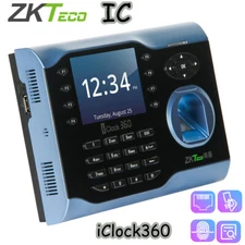 ZKTeco Fingerprint Time Attendance Recorder iclock360 Biometric 8000 IC