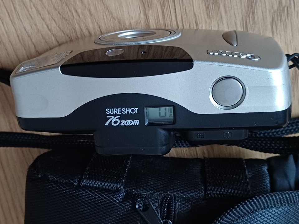 CANON SURE SHOT 76 ZOOM 35mm Film Camera / CANON 3876mm Lens / Case eBay