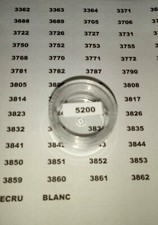 DMC Colour Number Stickers Rectangl approx 17x6mm,  Diamond Painting
