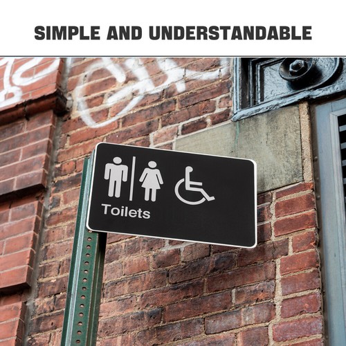 Toilet Signboard Woman Office Handicaps Toilets All-gender Signs - Picture 12 of 12