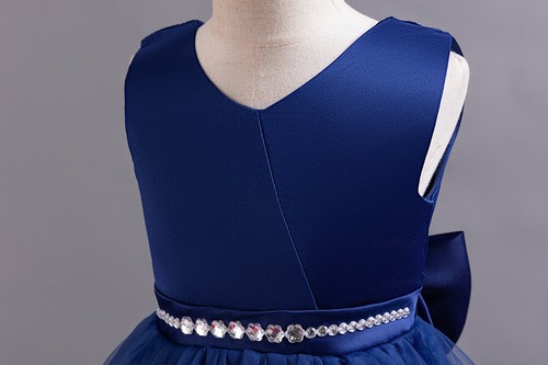 Niño Flor Niñas Vestido de Tul Princesa Niños Dama de honor Cumpleaños Baile de graduación Fiesta Vestido - Imagen 46 de 60