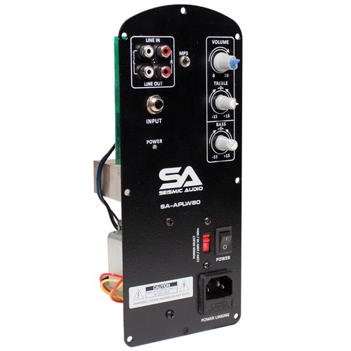60 Watt Class AB Plate Amplifier for PA/DJ Loudspeaker Cabinets- Replacement Amp - Picture 2 of 6