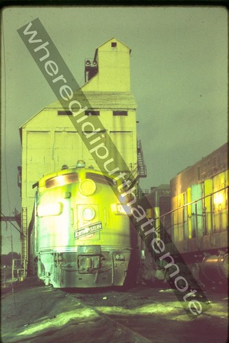 Original Dia Chicago & Northwestern CNW 4075C EMD F7A 40th St. Chicago 6-74 (4 - Bild 1 von 2
