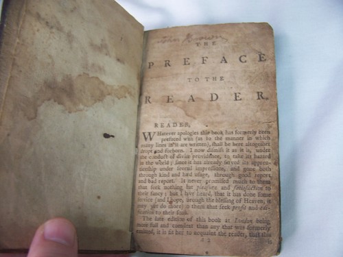 Libro de estudio bíblico antiguo Ralph Erskine c1806 Sonetos evangélicos o canciones espirituales - Imagen 3 de 11