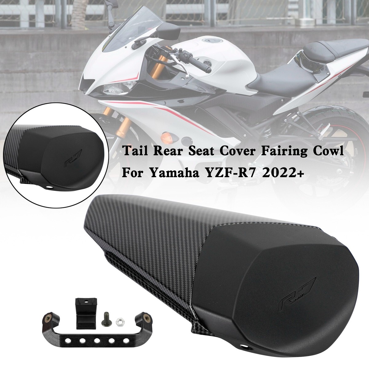 Tail Rear Seat Cover Fairing Cowl For YAMAHA YZF-R7 YZF R7
