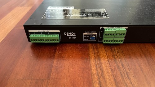 Denon DN-470A 4-Channel 70V/100V Amplifier - used - Picture 6 of 6