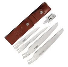 Katz Safari Accessory Kit Bone/Meat Saw Wood Saw Fillet Boning Blades Stainless