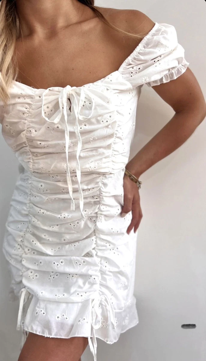 Vestito pizzo hotsell sangallo bianco