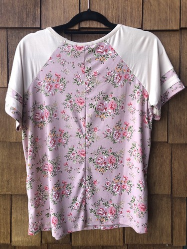 Doublju Lot Of 2 Women's Size Small Floral Short Sleeve Round Neck T-Shirts Tops - Picture 9 of 14