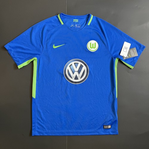 Nike 2017-2018 VFL Wolfsburg Away Soccer Jersey SZ MED - Picture 10 of 11