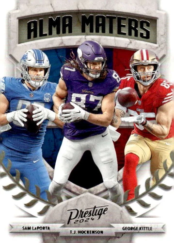 2024 Panini Prestige George Kittle Sam LaPorta T.J. Hockenson #9