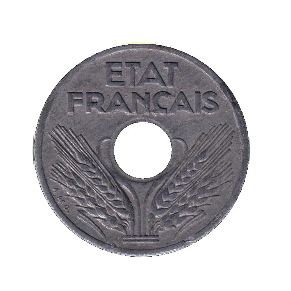 10 centimes État français, grand module 1941 - Photo 2/2