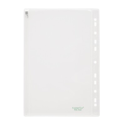 1x FolderSys A4 Gleitverschluss Prospekthülle auch passend für Filofax A4 40430