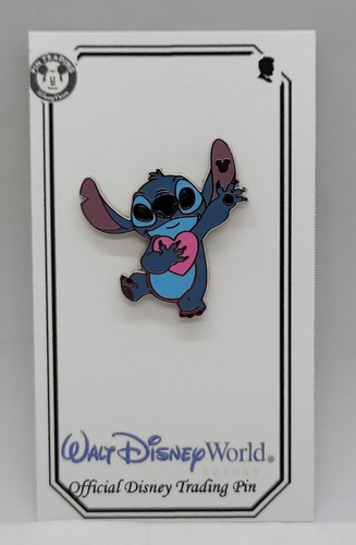 Disney Pin WDW 2024 Hidden Mickey Stitch Holidays Valentines Day Heart #163932 - Picture 3 of 10