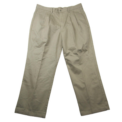Docker Pants Men's Size 38 x 30 Tan Individual Fit Chino Casual Medium Wash