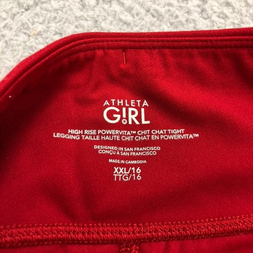 Athleta Girl High Rise Chit Chat Stash Your Treasures Leggings Lot XXL 16 - Picture 20 of 22
