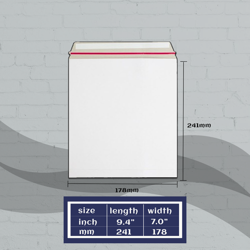 ALL Board White Envelopes Package Mailing Envelope Portrait Style C3 C4 C5 C6 DL - Picture 2 of 9