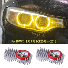 2Pcs YELLOW Angel Eyes LED DRL Module CSL STYLE For BMW 3' E92 E93 LCI 2008-2013