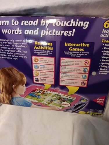 FISHER PRICE POWER TOUCH LEARNING SYSTEM NEW OPEN BOX AGES 3-8 PRE K-2ND COMPLET - Picture 3 of 14