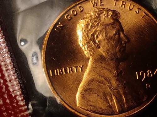 Gem BU Red 1984-D Lincoln Cent Doubled Die Obverse FS-101 Still In Mint Cello - Picture 11 of 22