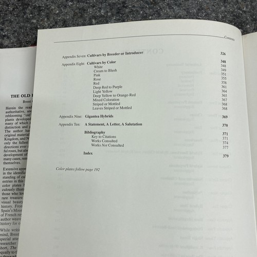 The Old Rose Advisor Brent Dickerson 1992 Timber Press Very Good 2k+ Cultivars - Picture 8 of 12