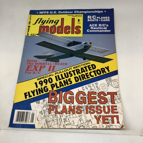 Flying Models Magazine January 1990