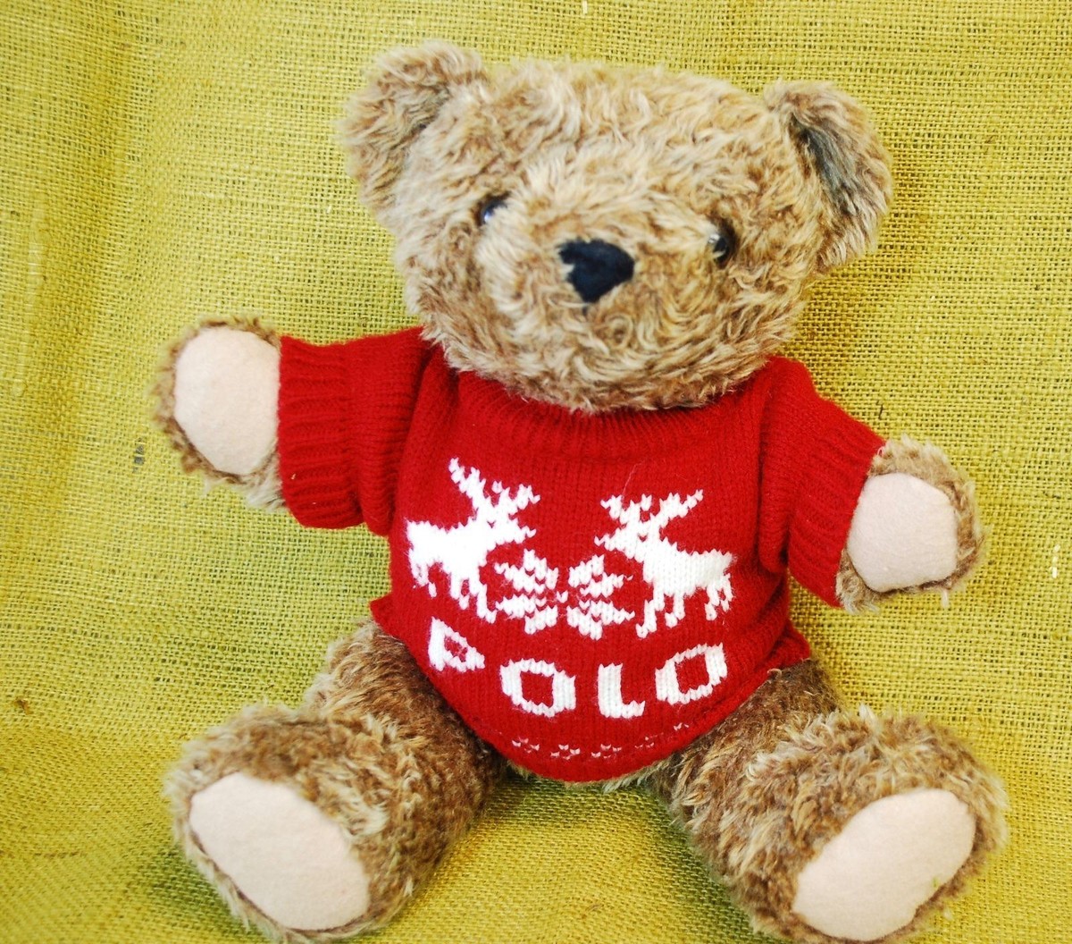 Ralph Lauren 1998 Polo Plush Brown Bear 15