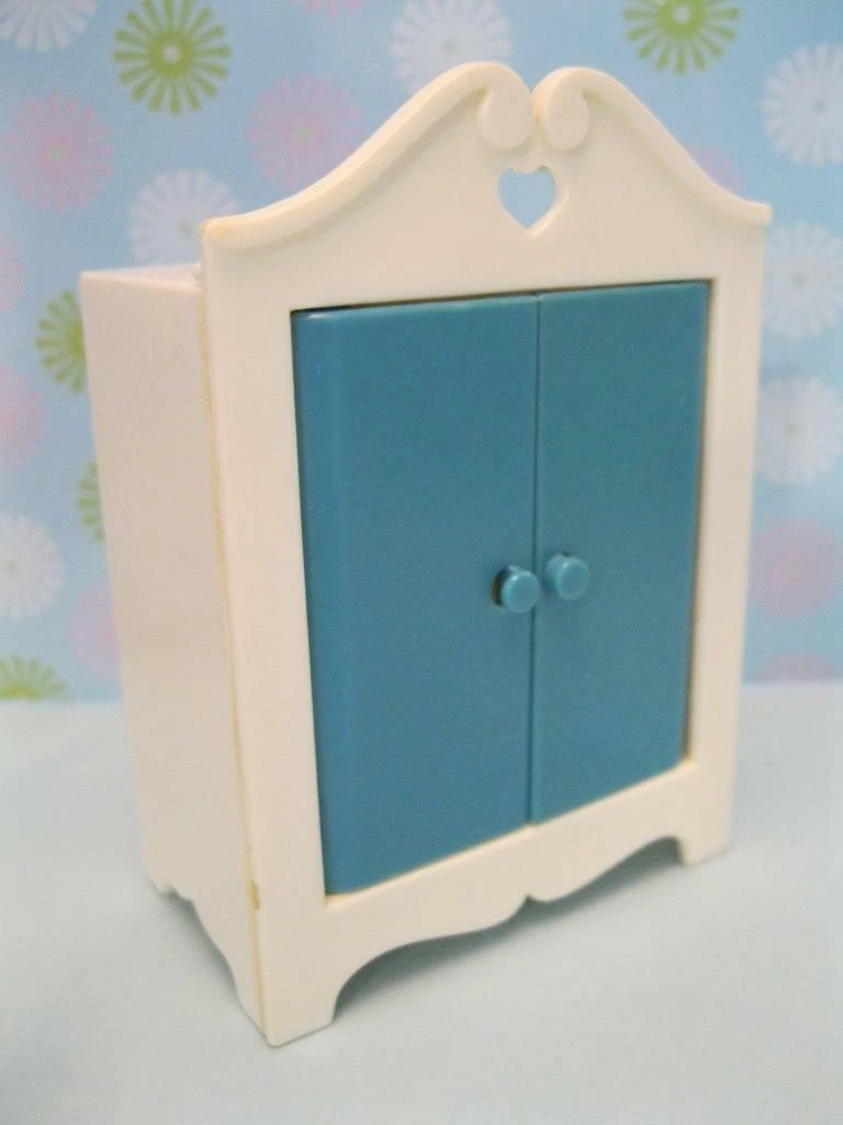 VTG Fisher Price 1970s Dollhouse Doll FURNITURE Baby Nursery