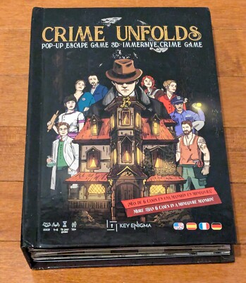 Crime Unfolds: Pop-Up Escape Game 3D Immersive Key Enigma Unplayed