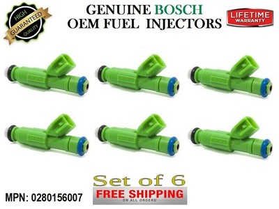 0280156007 for 2001-2007 Chrysler Dodge 3.3L V6 6 OEM Bosch Fuel Injectors Set 0280156007 for 2001-2007 Chrysler Dodge 3.3L V6 6 OEM Bosch Fuel Injectors Set
