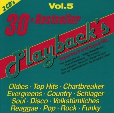 Playback's 05 (30 tracks) - 2 CD - I will always love you, Only with you, Swe...