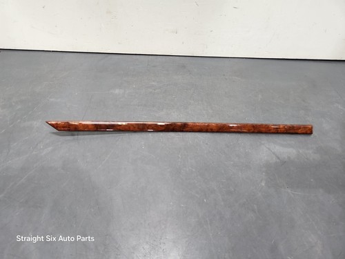 ✅ 97-03 OEM BMW E39 540 Rear Left Driver Door Strip Nutwood Fine Wood Trim - Picture 2 of 14