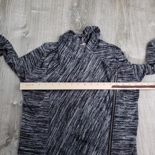 Cárdigan para mujer Hollister Marl gris asimétrico con cremallera talla M - Imagen 6 de 18
