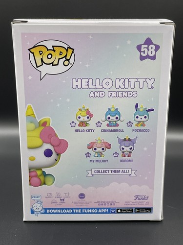 Juego de 5 Funko POP VACÍOS! SOLO CAJAS de fiesta de unicornio Sanrio Hello Kitty & Friends - Imagen 4 de 12
