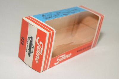 A23 1:43 TEKNO DENMARK 838 VOLVO 164 ORIGINAL LEERKARTON TOP ZUSTAND 2