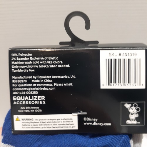 Disney Mickey Mouse 4-pair Novelty Mens Adult Size 6-12 Socks NWT - Picture 4 of 5