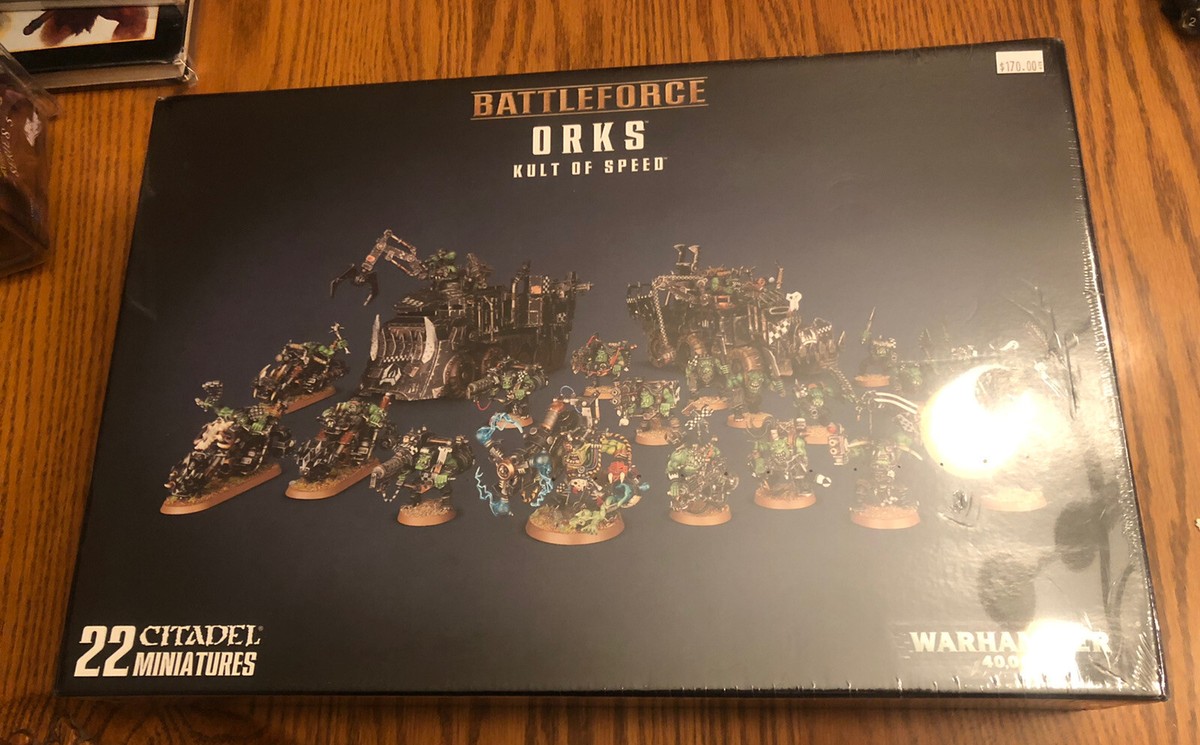 BATTLEFORCE ORKS: KULT OF SPEED NEW IN SHRINK! Warhammer 40k