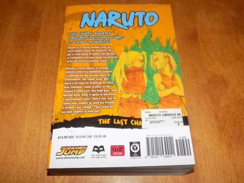 2011 FIRST OMNIBUS VIZ SHONEN JUMP NARUTO 3-IN-1 VOLUMES 7,8,9 ENGLISH BOOK NEW - Picture 3 of 5