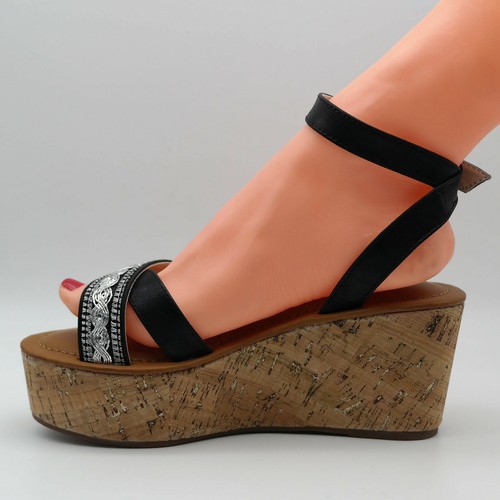 Sandalo alto in sughero - Scarpe e borse Vegan | BIOSUGHERO