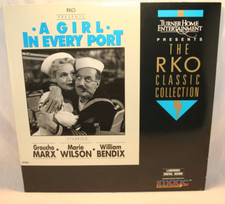 Laserdisc f  A Girl in Every Port  Groucho Marx Marie Wilson William Bendix RK