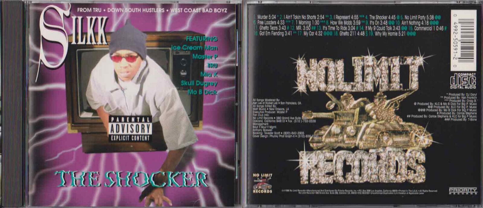 Silkk - The Shocker Louisiana Cali Bay Rap G-Funk Master P TRU !@#$